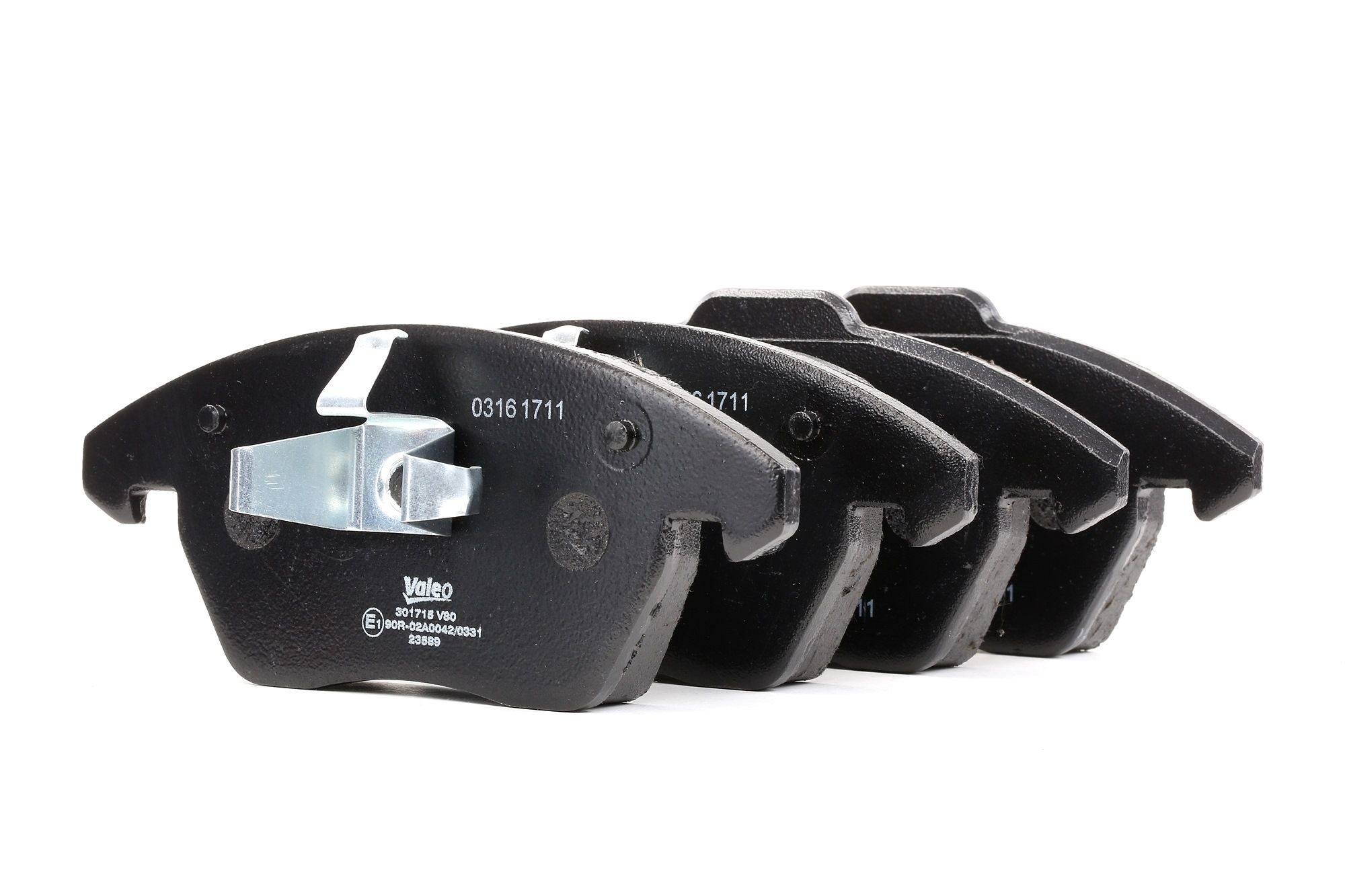 VALEO 301715 Brake pad set FIRST, Front Axle, with acoustic wear warning, without anti-squeak plate-image-9489167