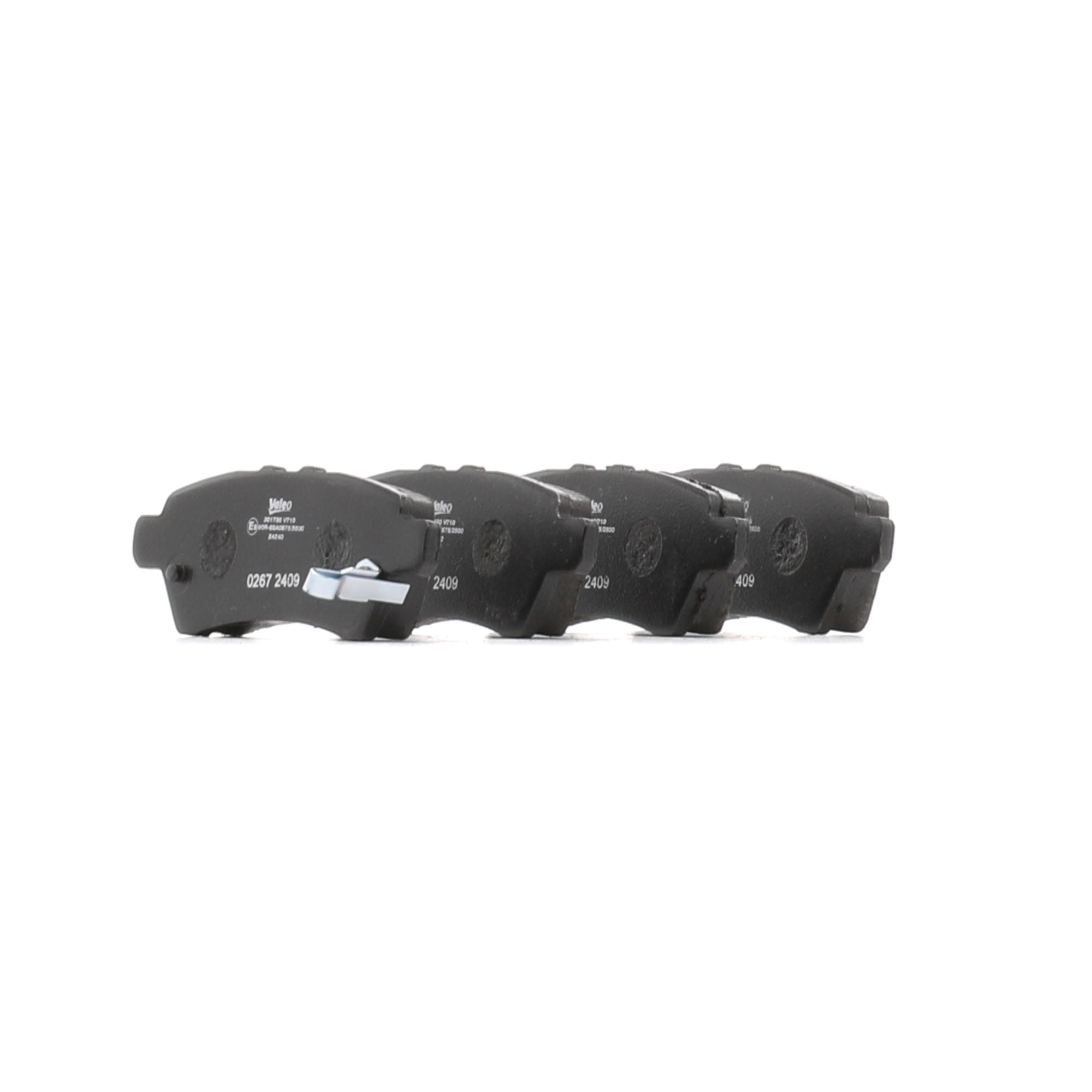 VALEO 301730 Brake pad set FIRST, Rear Axle, with acoustic wear warning, without anti-squeak plate-image-9489230