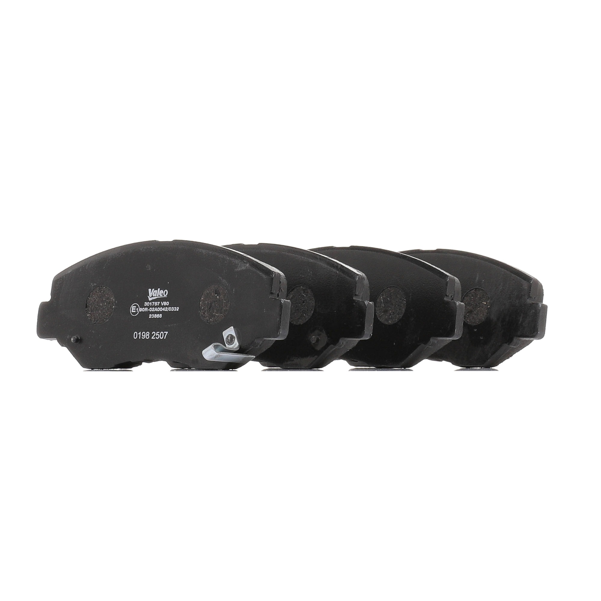 VALEO 301757 Brake pad set FIRST, Front Axle, with acoustic wear warning, without anti-squeak plate-image-9489395