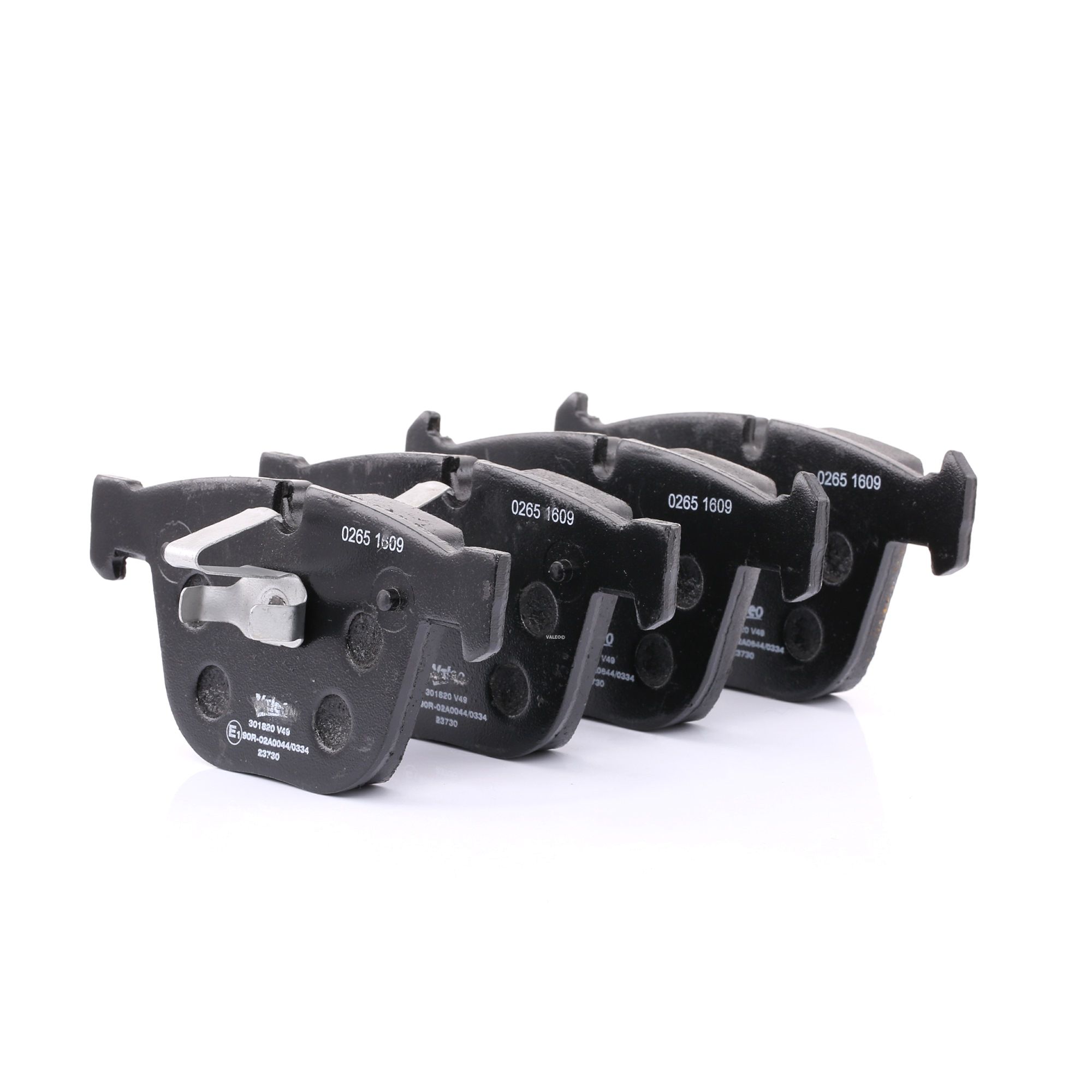 VALEO 301820 Brake pad set FIRST, Rear Axle, without integrated wear sensor, without anti-squeak plate-image-9489703