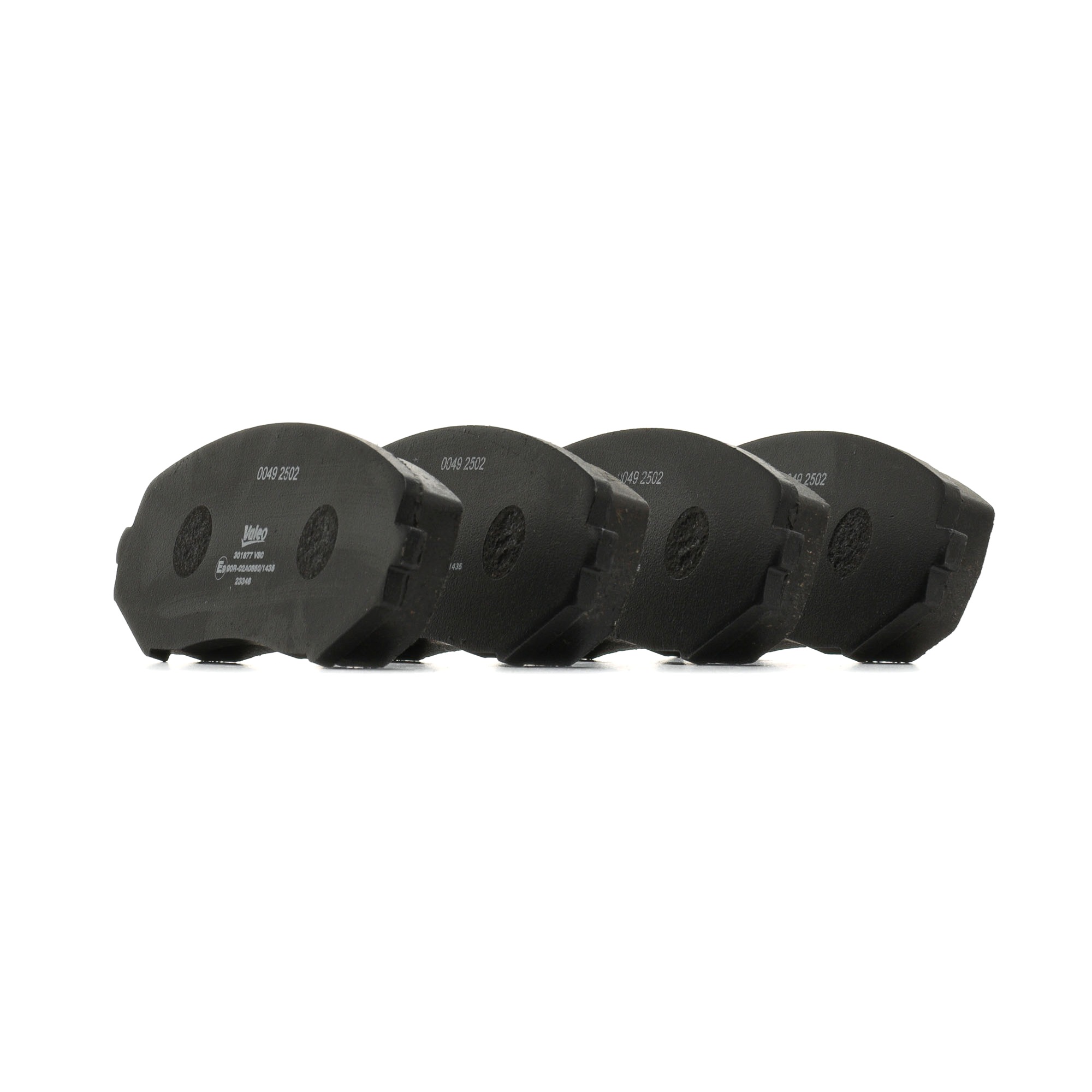 VALEO 301877 Brake pad set FIRST, Front Axle, without integrated wear sensor, without anti-squeak plate-image-9489987