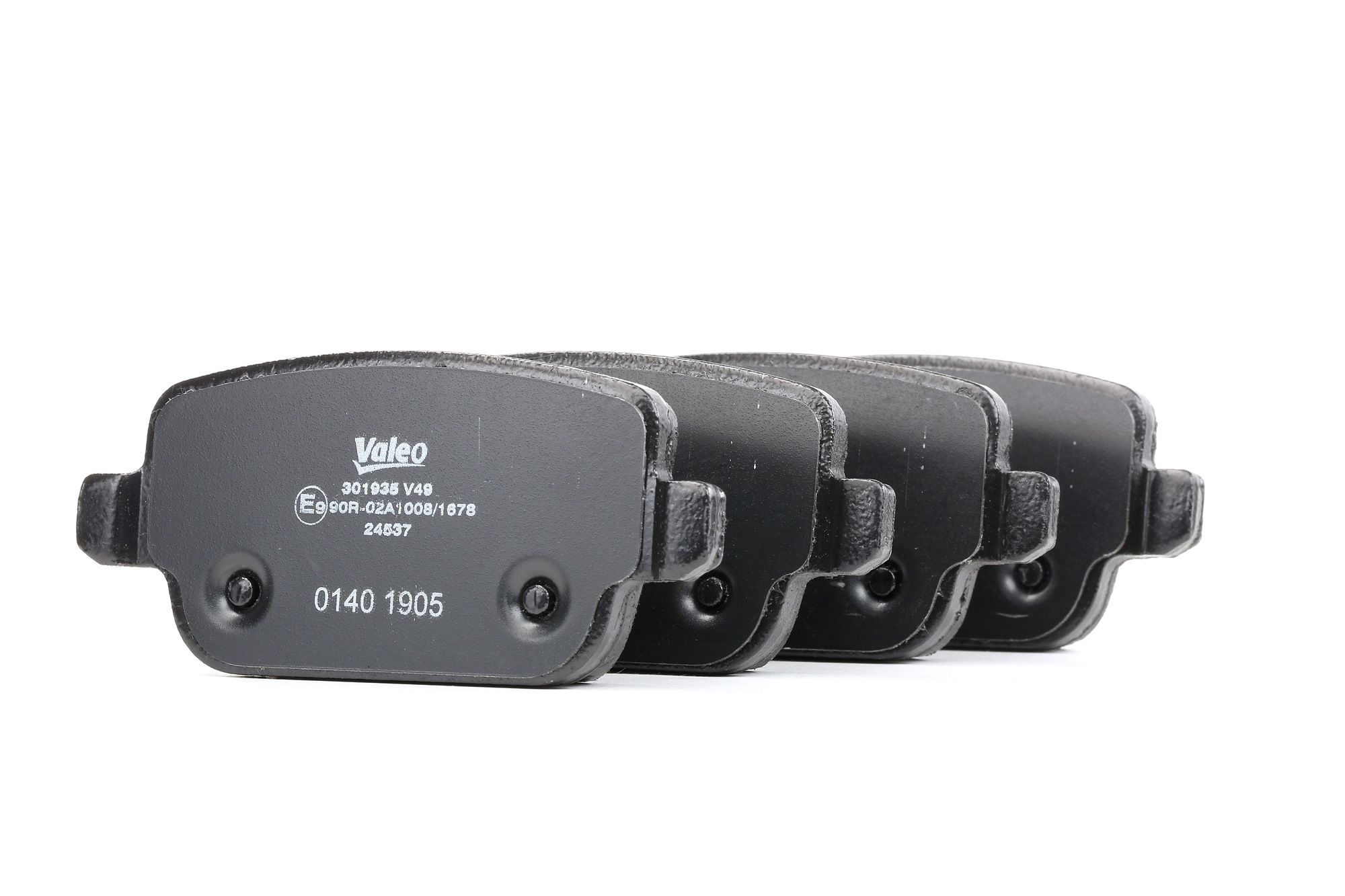 VALEO 301935 Brake pad set FIRST, Rear Axle, without integrated wear sensor, with anti-squeak plate-image-9490297