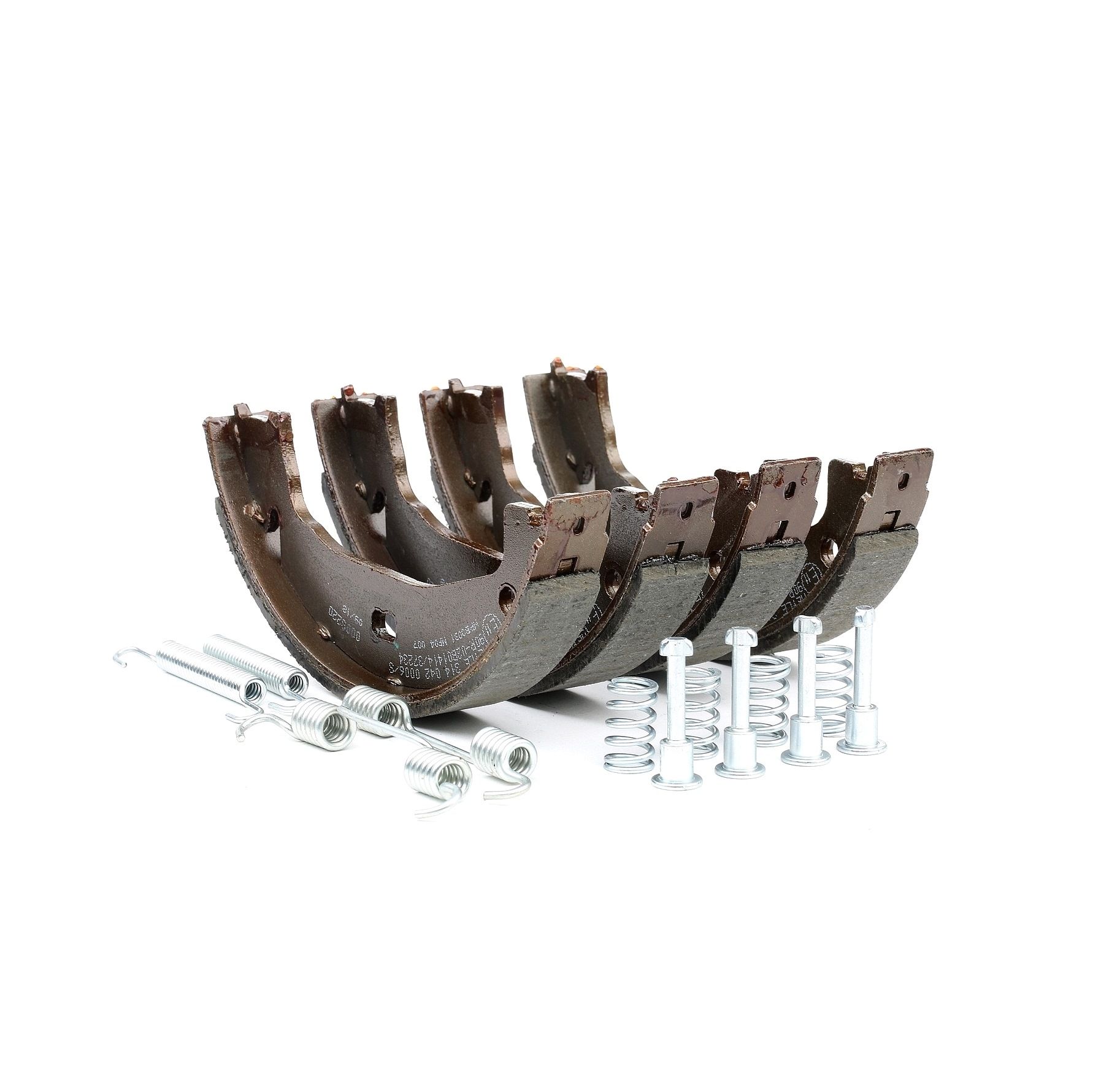 MEYLE 314 042 0006/S Handbrake Shoes ORIGINAL Quality, Rear Axle, with spring-image-9534219