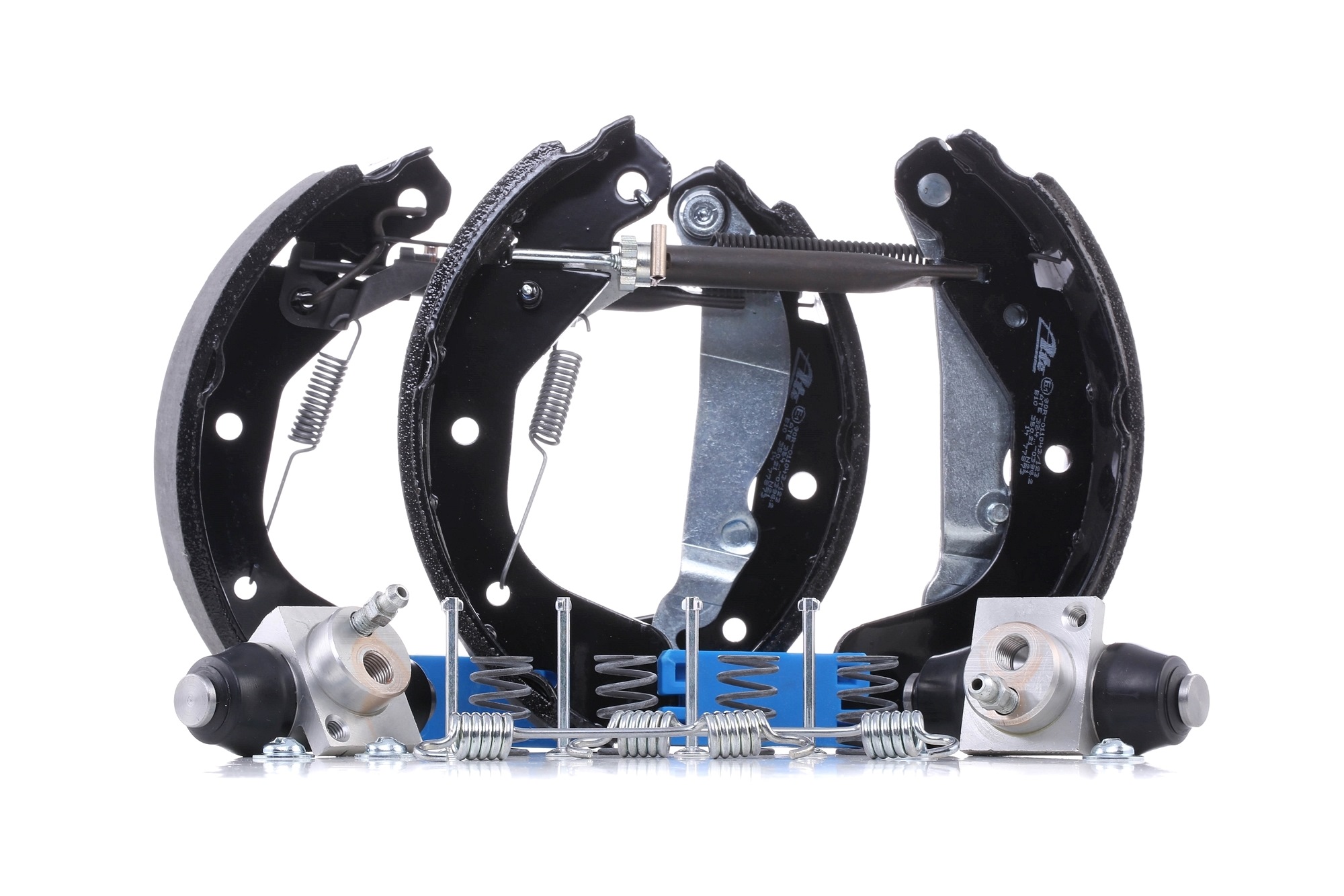 Side view of ATE 03.0520-5219.3 Brake Set, drum brakes with accessories
