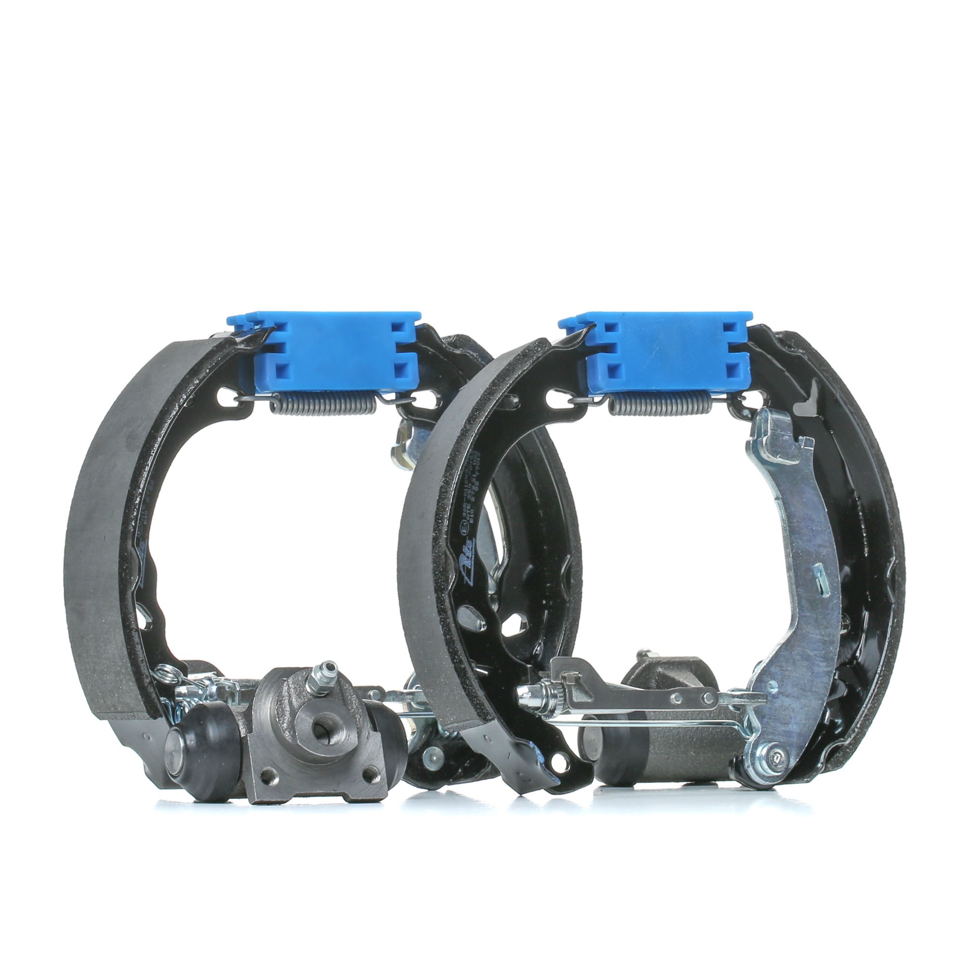 Side view of ATE 03.0520-8220.3 Brake Set, drum brakes with accessories