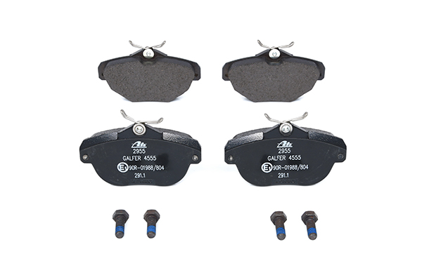 ATE 13.0460-2706.2 Brake pad set excl. wear warning contact, with brake caliper screws-image-955381