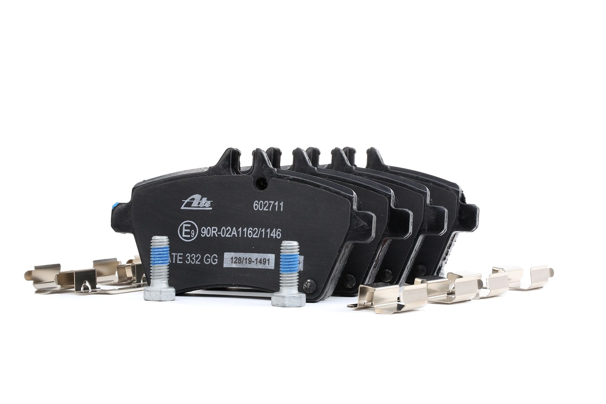 ATE 13.0460-2711.2 Brake pad set excl. wear warning contact, with brake caliper screws, with accessories-image-955386