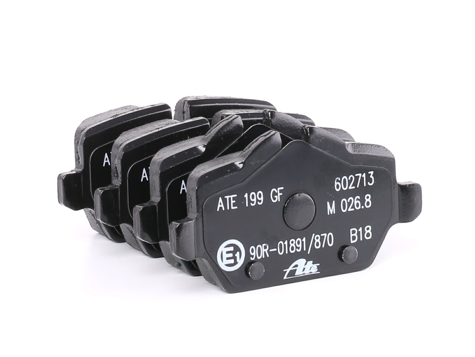 ATE 13.0460-2713.2 Brake pad set excl. wear warning contact, with brake caliper screws, with accessories-image-955388