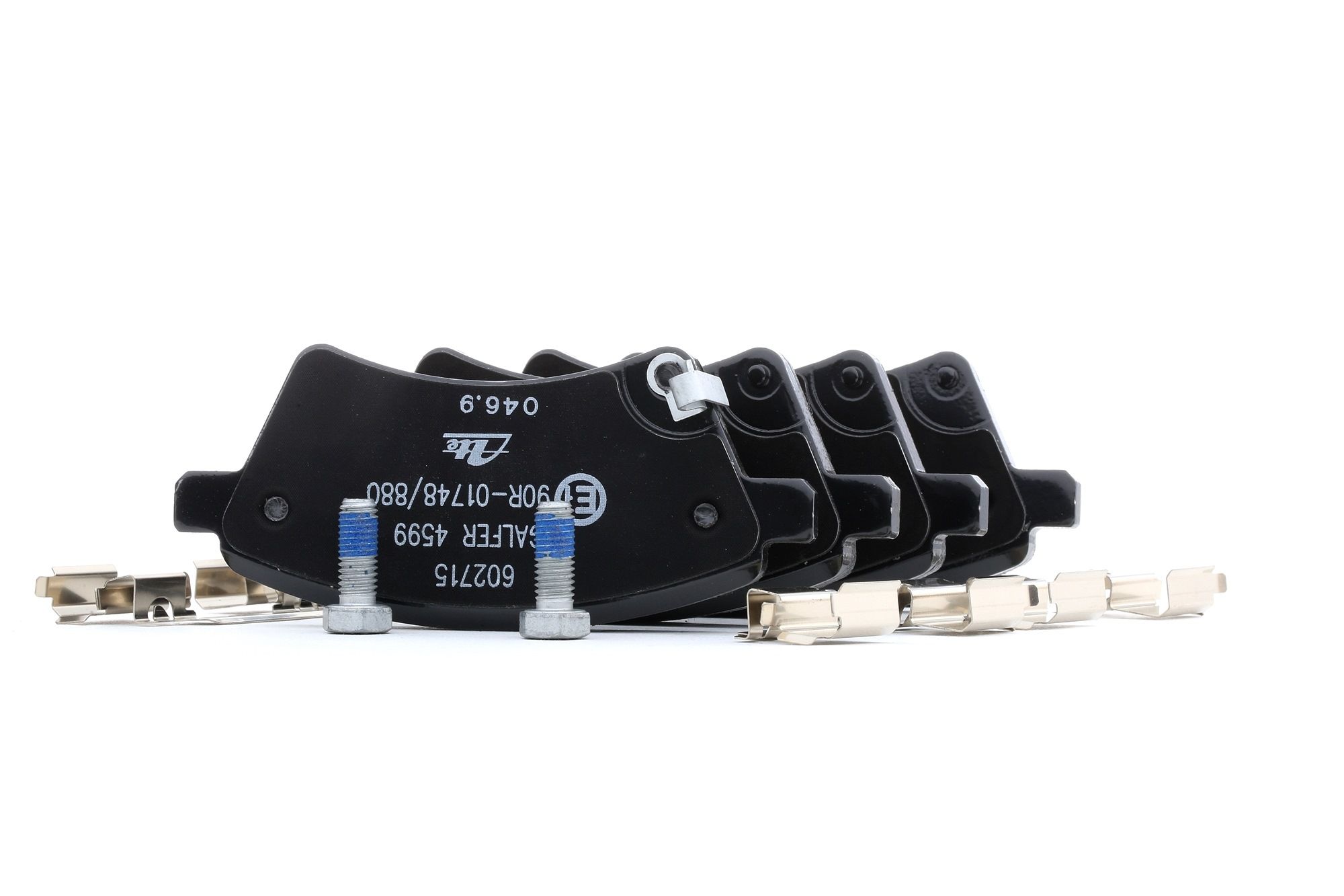 ATE 13.0460-2715.2 Brake pad set with acoustic wear warning, with brake caliper screws, with accessories-image-955390