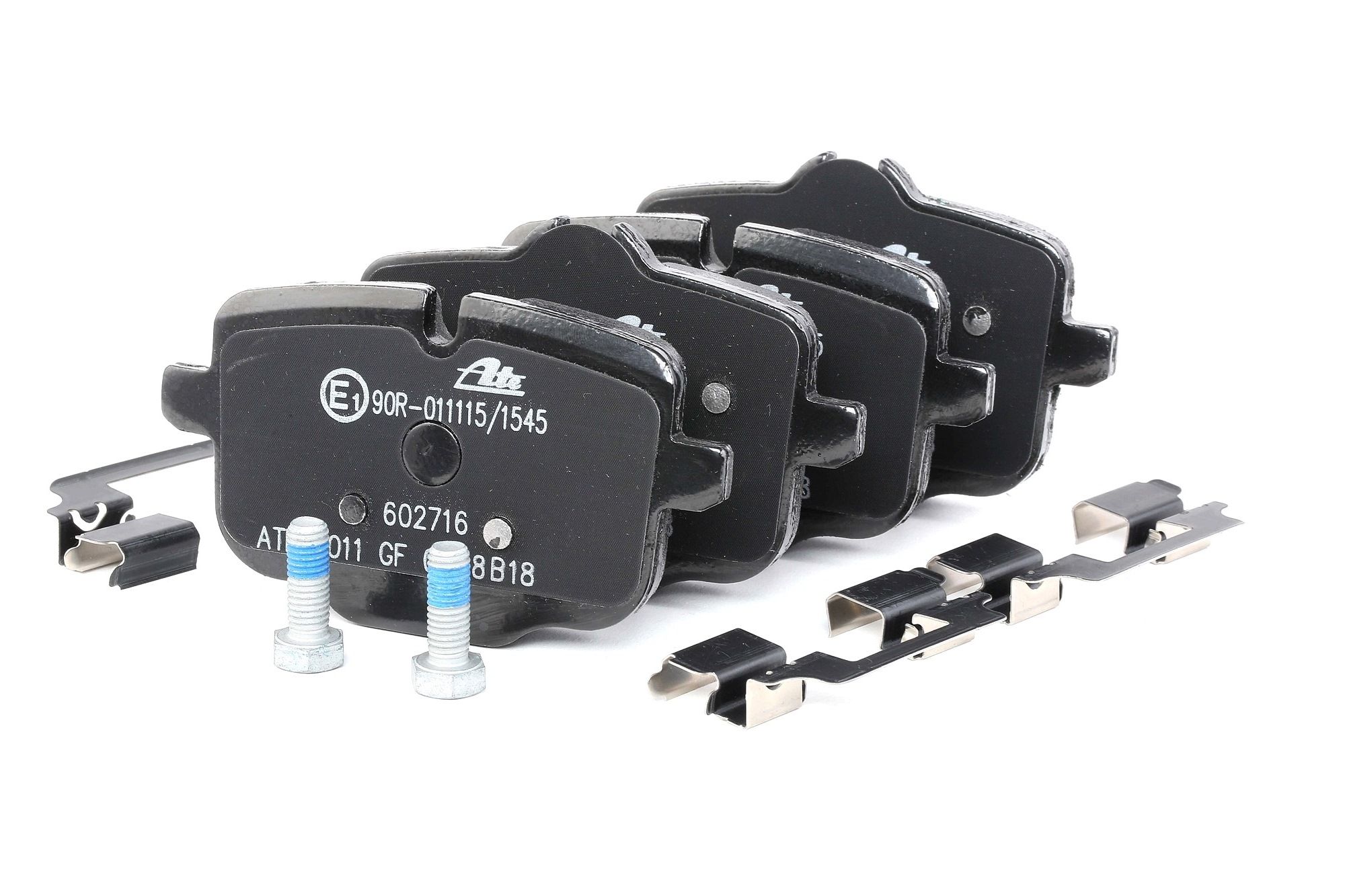 ATE 13.0460-2716.2 Brake pad set excl. wear warning contact, with brake caliper screws, with accessories-image-955391