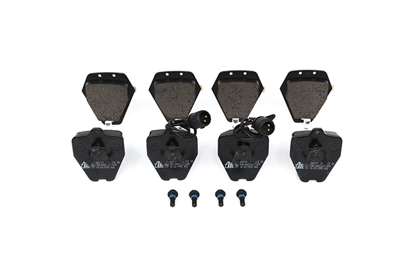 ATE 13.0460-2717.2 Brake pad set incl. wear warning contact, with brake caliper screws-image-955392