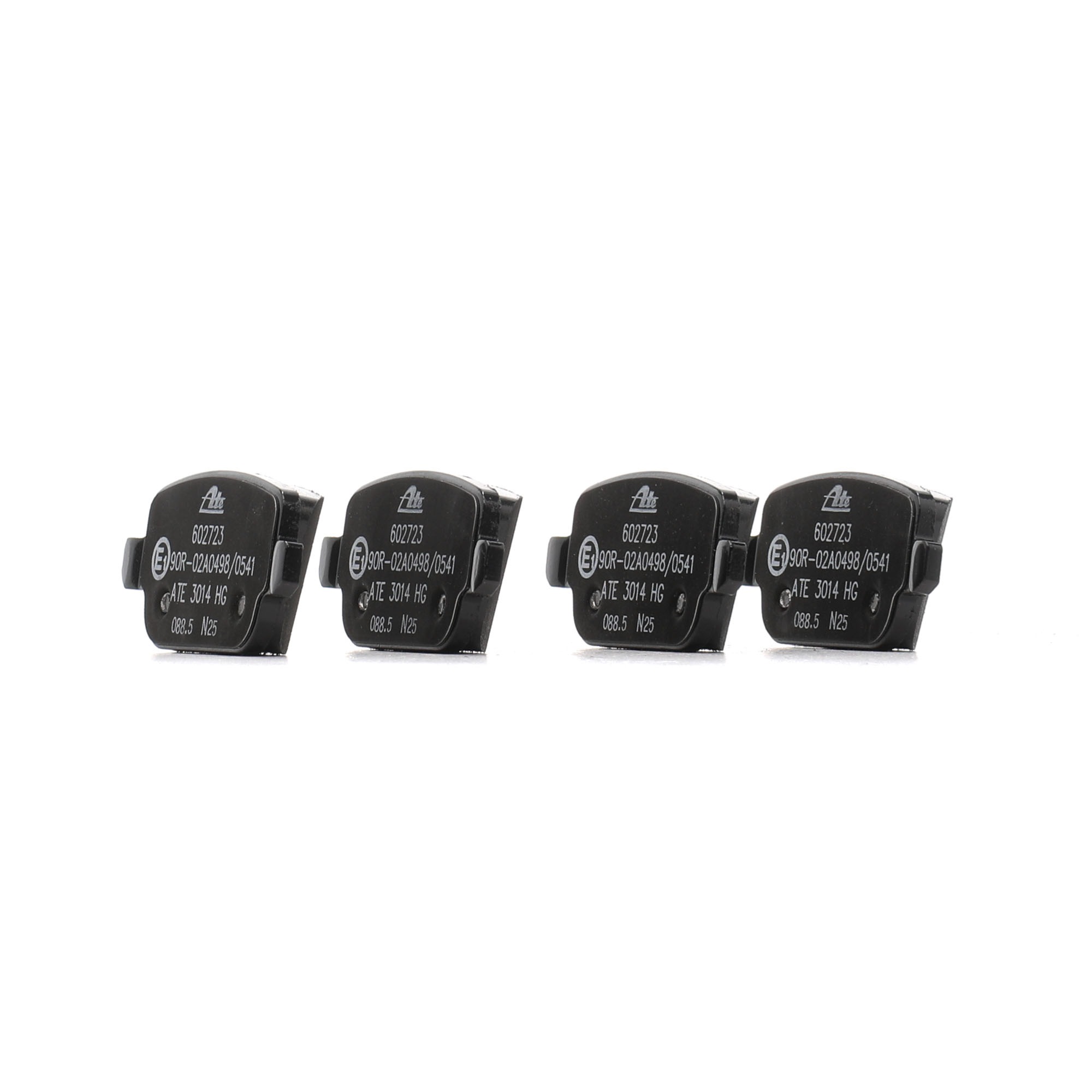 ATE 13.0460-2723.2 Brake pad set excl. wear warning contact, with brake caliper screws, with accessories-image-955398