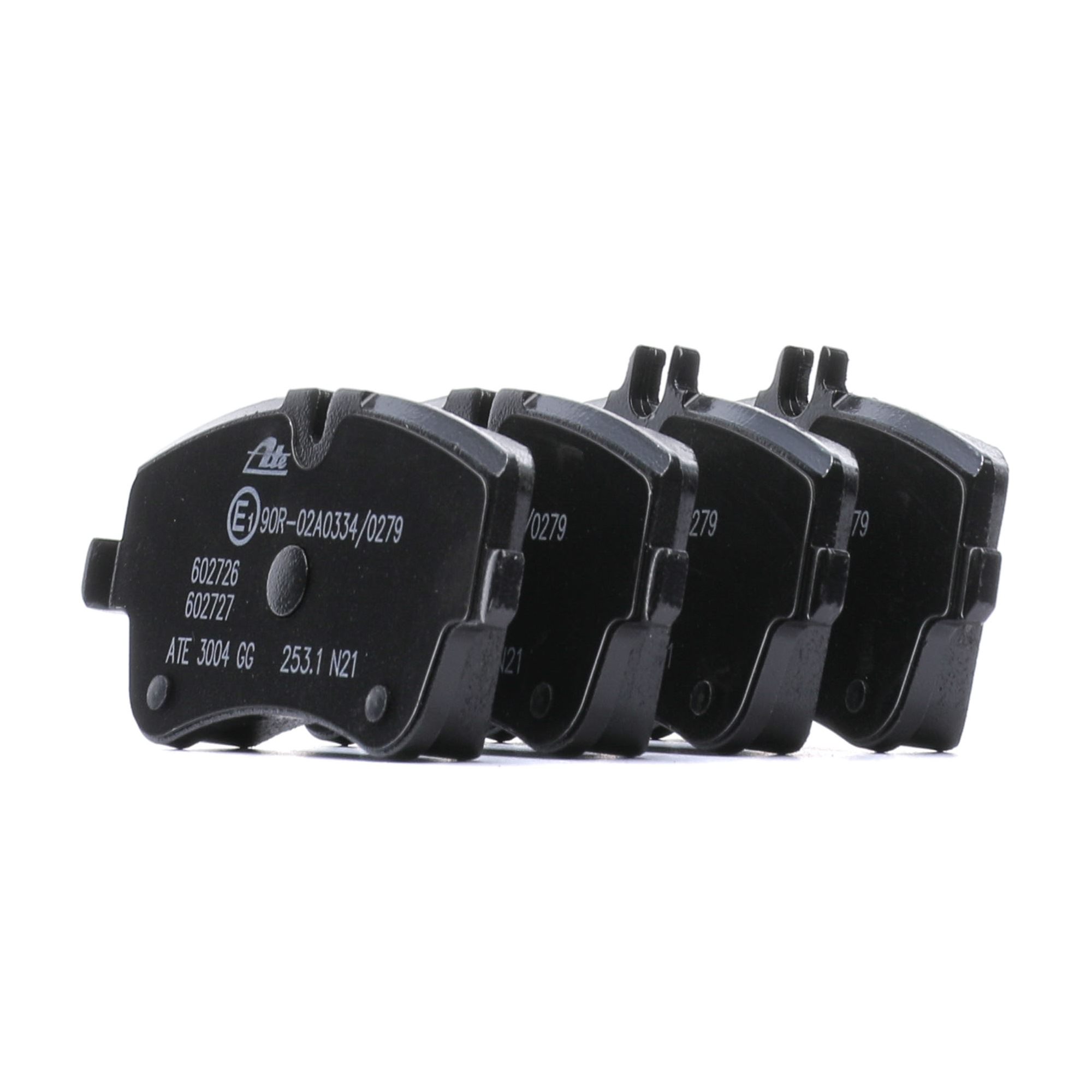 ATE 13.0460-2726.2 Brake pad set excl. wear warning contact, with brake caliper screws, with accessories-image-955401