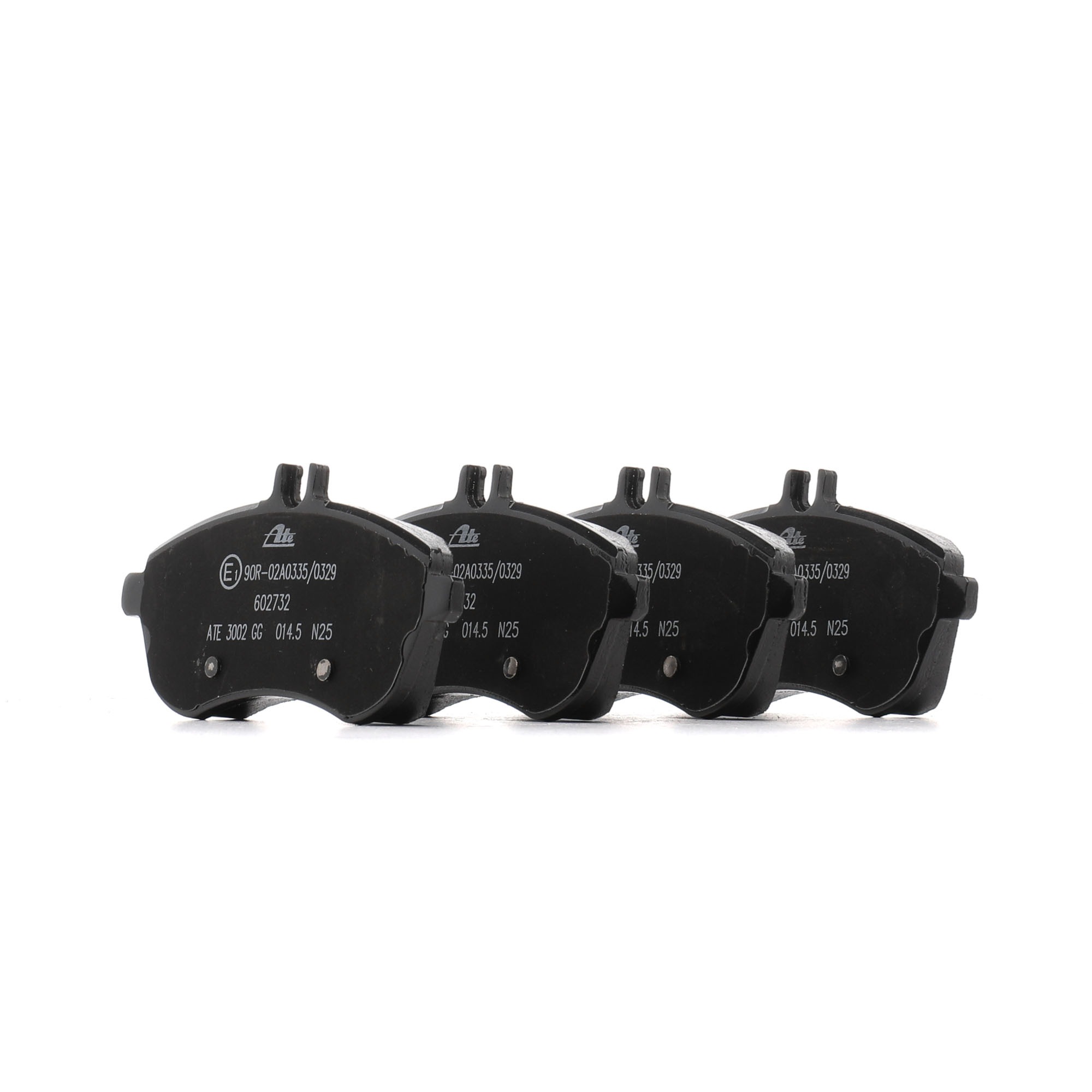 ATE 13.0460-2732.2 Brake pad set excl. wear warning contact, with brake caliper screws, with accessories-image-955407