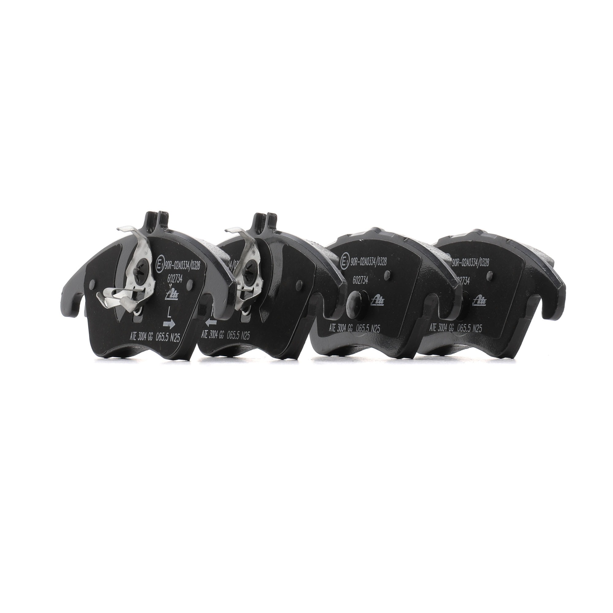 ATE 13.0460-2734.2 Brake pad set excl. wear warning contact, with brake caliper screws-image-955409