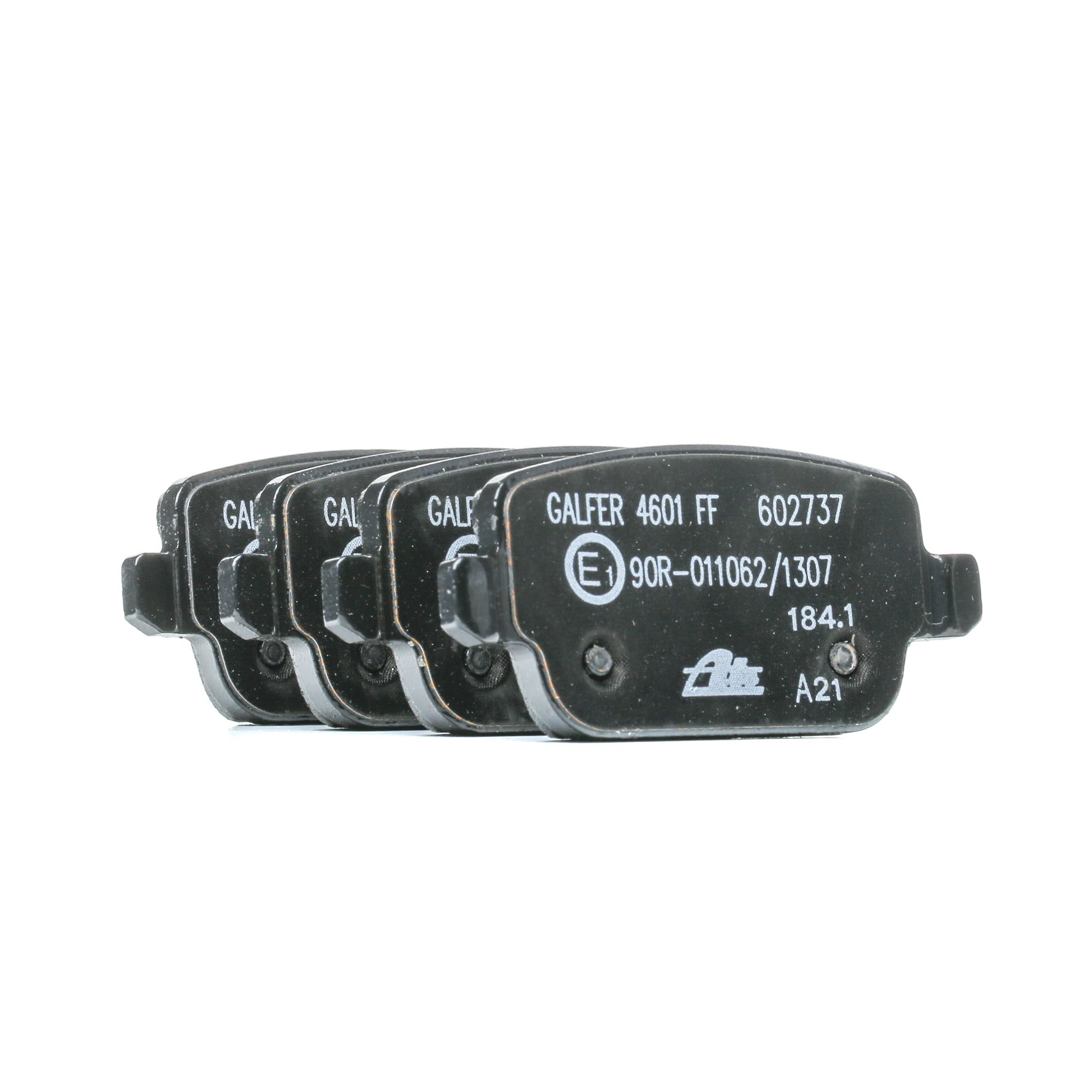 ATE 13.0460-2737.2 Brake pad set excl. wear warning contact, with brake caliper screws, with accessories-image-955412
