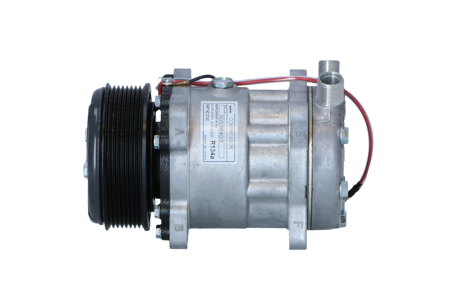 NRF 32142 AC Compressor EASY FIT, PAG 100, with PAG compressor oil, with gaskets/seals-image-9554194