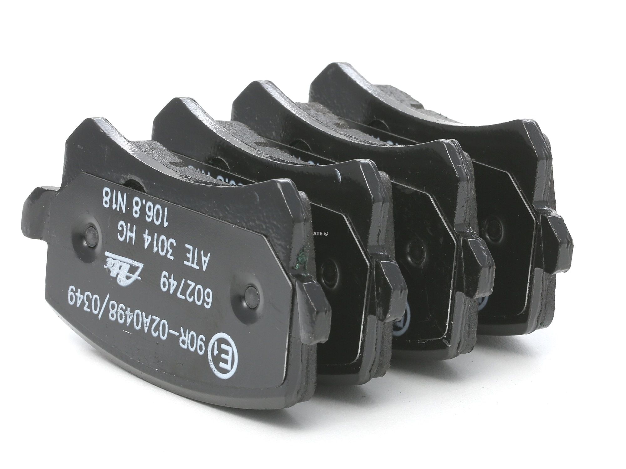 ATE 13.0460-2749.2 Brake pad set excl. wear warning contact, with brake caliper screws, with accessories-image-955423