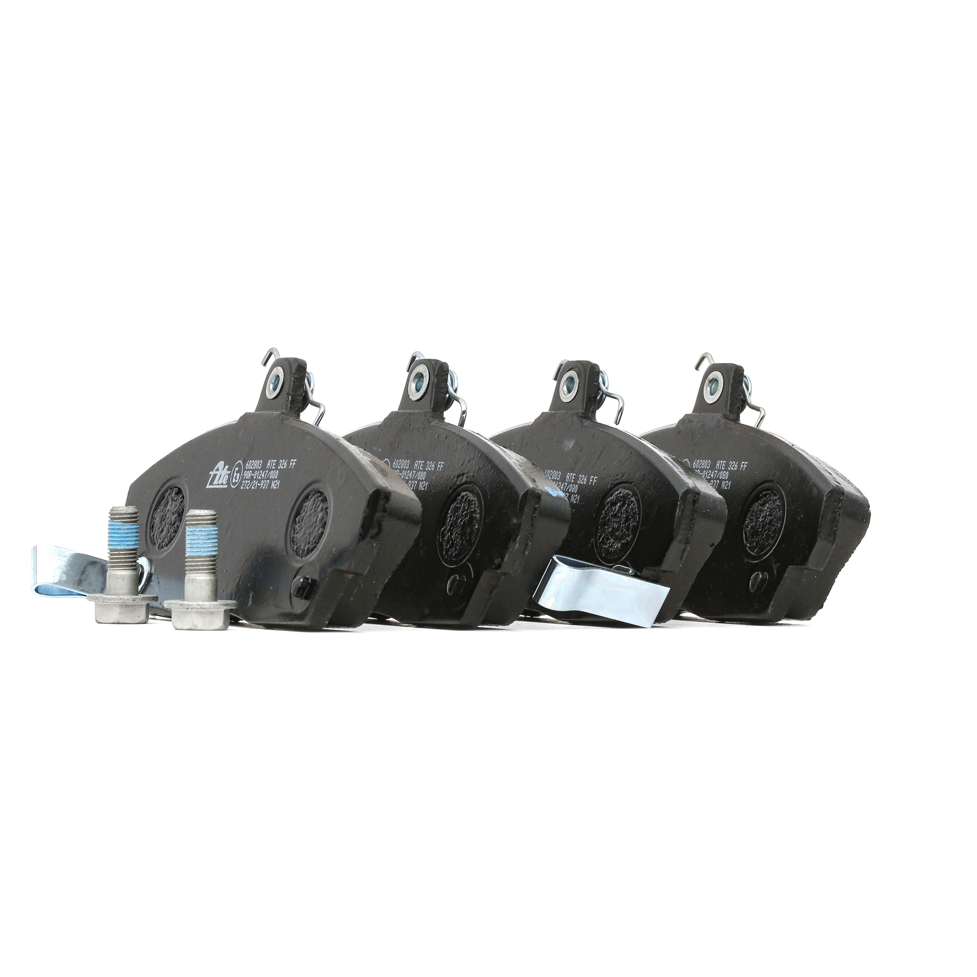 ATE 13.0460-2803.2 Brake pad set with acoustic wear warning, with brake caliper screws-image-955434