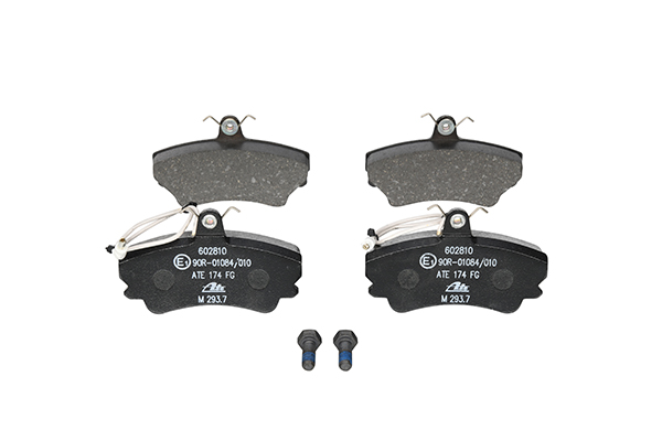 ATE 13.0460-2810.2 Brake pad set incl. wear warning contact, with brake caliper screws-image-955439