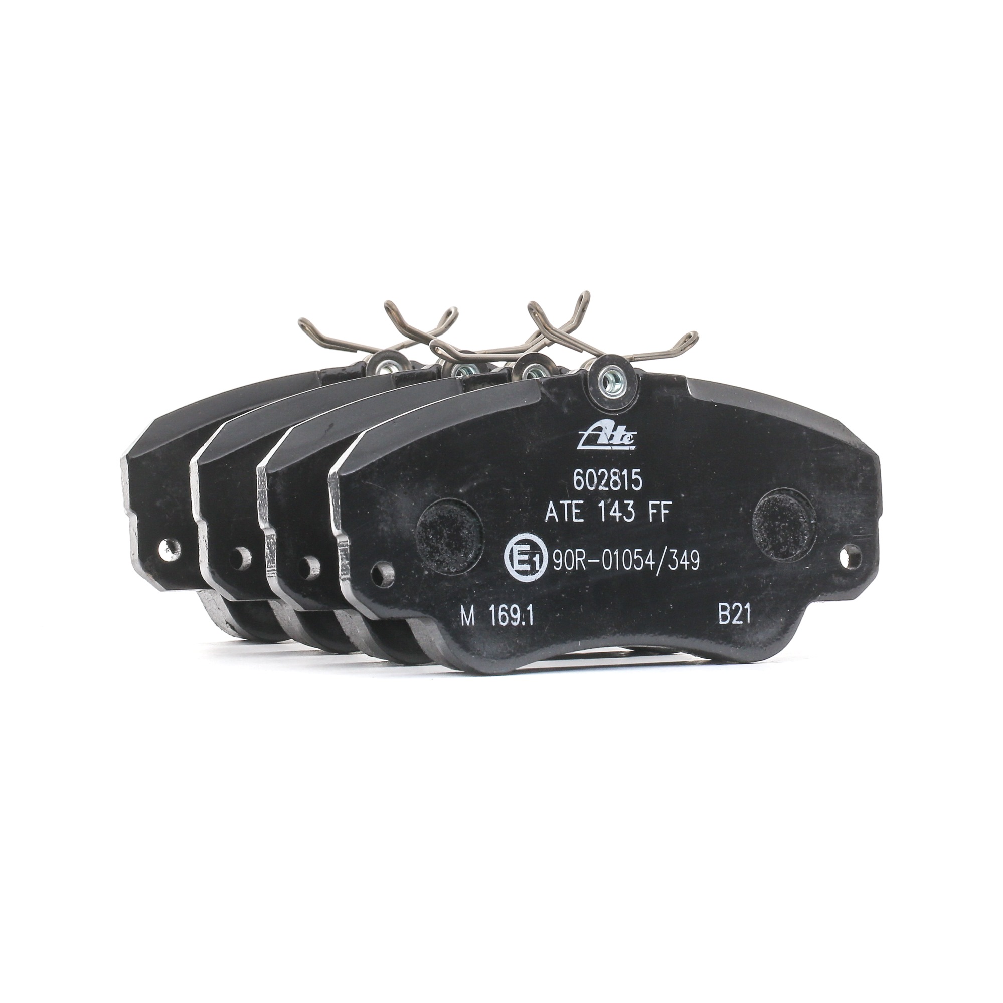 ATE 13.0460-2815.2 Brake pad set excl. wear warning contact, with brake caliper screws-image-955443