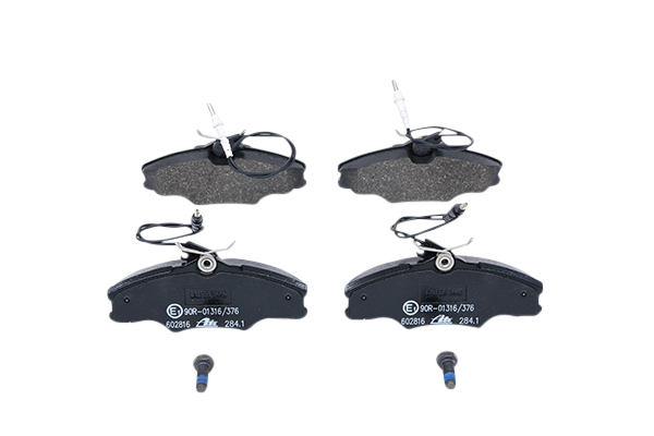 ATE 13.0460-2816.2 Brake pad set incl. wear warning contact, with brake caliper screws-image-955444
