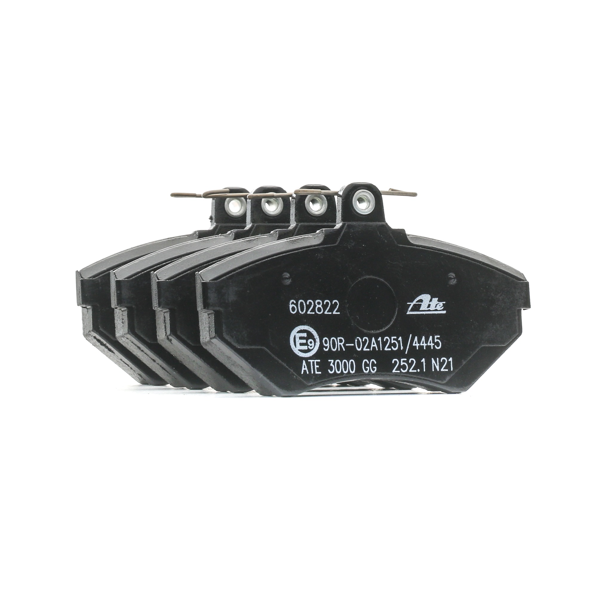 ATE 13.0460-2822.2 Brake pad set excl. wear warning contact, with brake caliper screws-image-955450