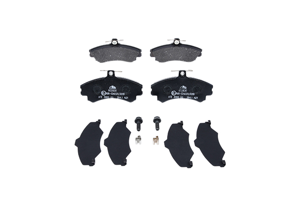 ATE 13.0460-2830.2 Brake pad set with acoustic wear warning, with brake caliper screws, with accessories-image-955458