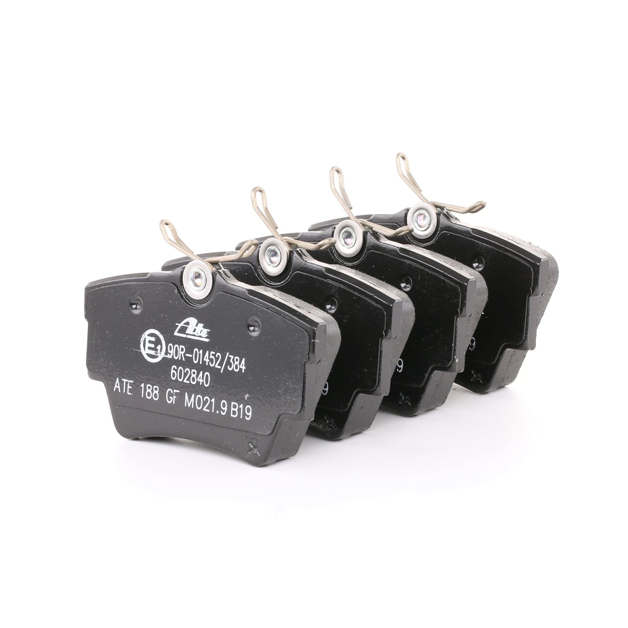 ATE 13.0460-2840.2 Brake pad set excl. wear warning contact, with brake caliper screws-image-955468