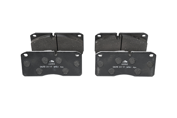 ATE 13.0460-2843.2 Brake pad set excl. wear warning contact-image-955471
