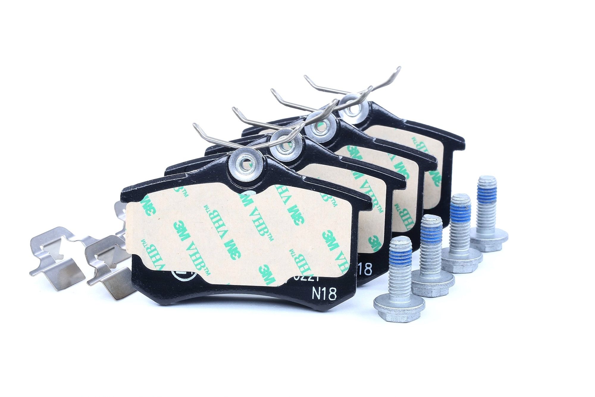 ATE 13.0460-2845.2 Brake pad set excl. wear warning contact, with brake caliper screws, with accessories-image-955473