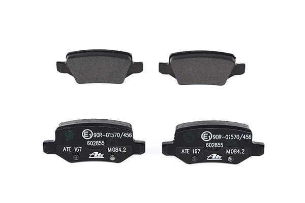 ATE 13.0460-2855.2 Brake pad set excl. wear warning contact, with brake caliper screws-image-955481