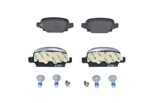 ATE 13.0460-2858.2 Brake pad set with acoustic wear warning, with brake caliper screws-image-955483