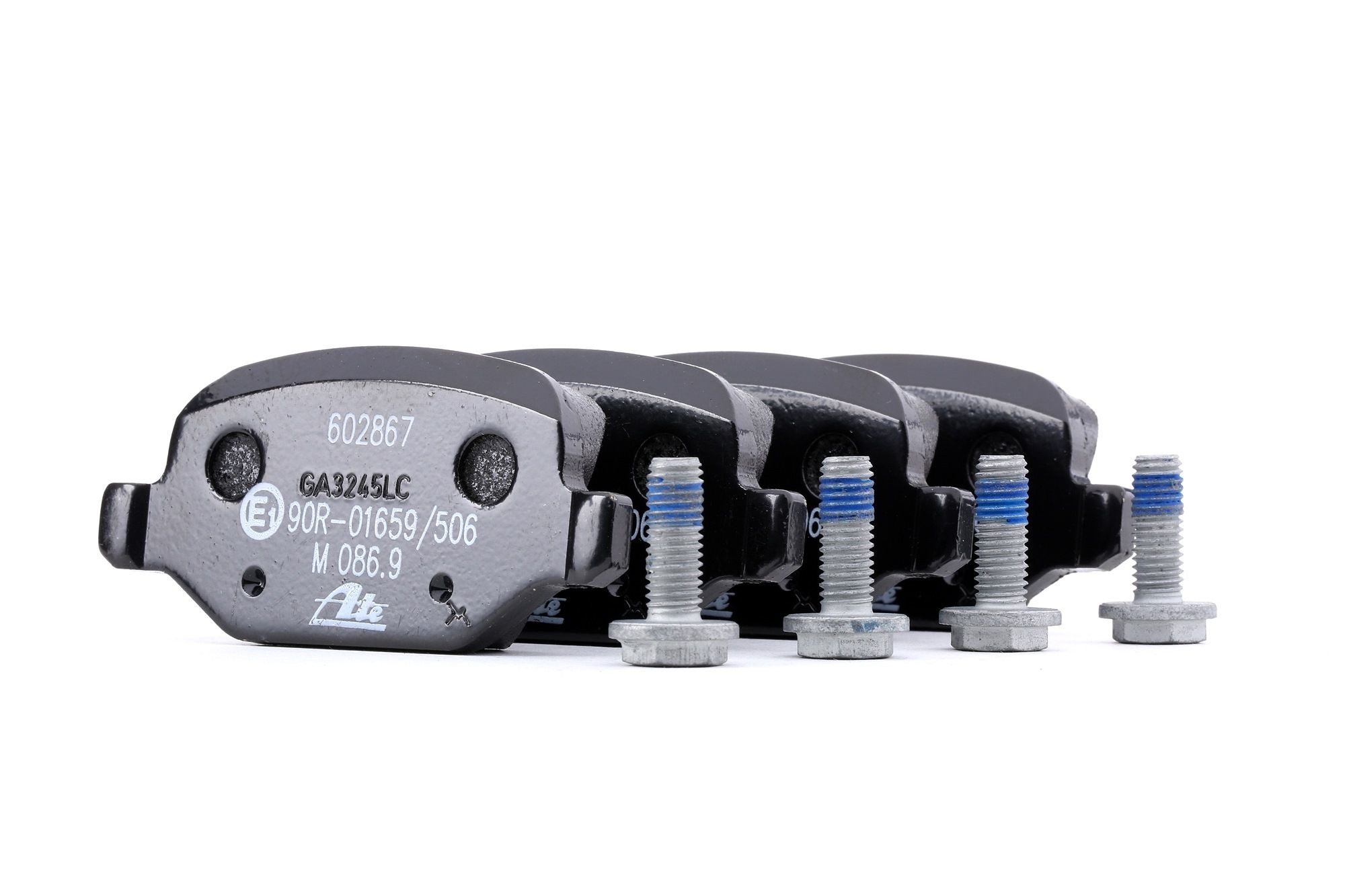 ATE 13.0460-2867.2 Brake pad set excl. wear warning contact, with brake caliper screws-image-955490