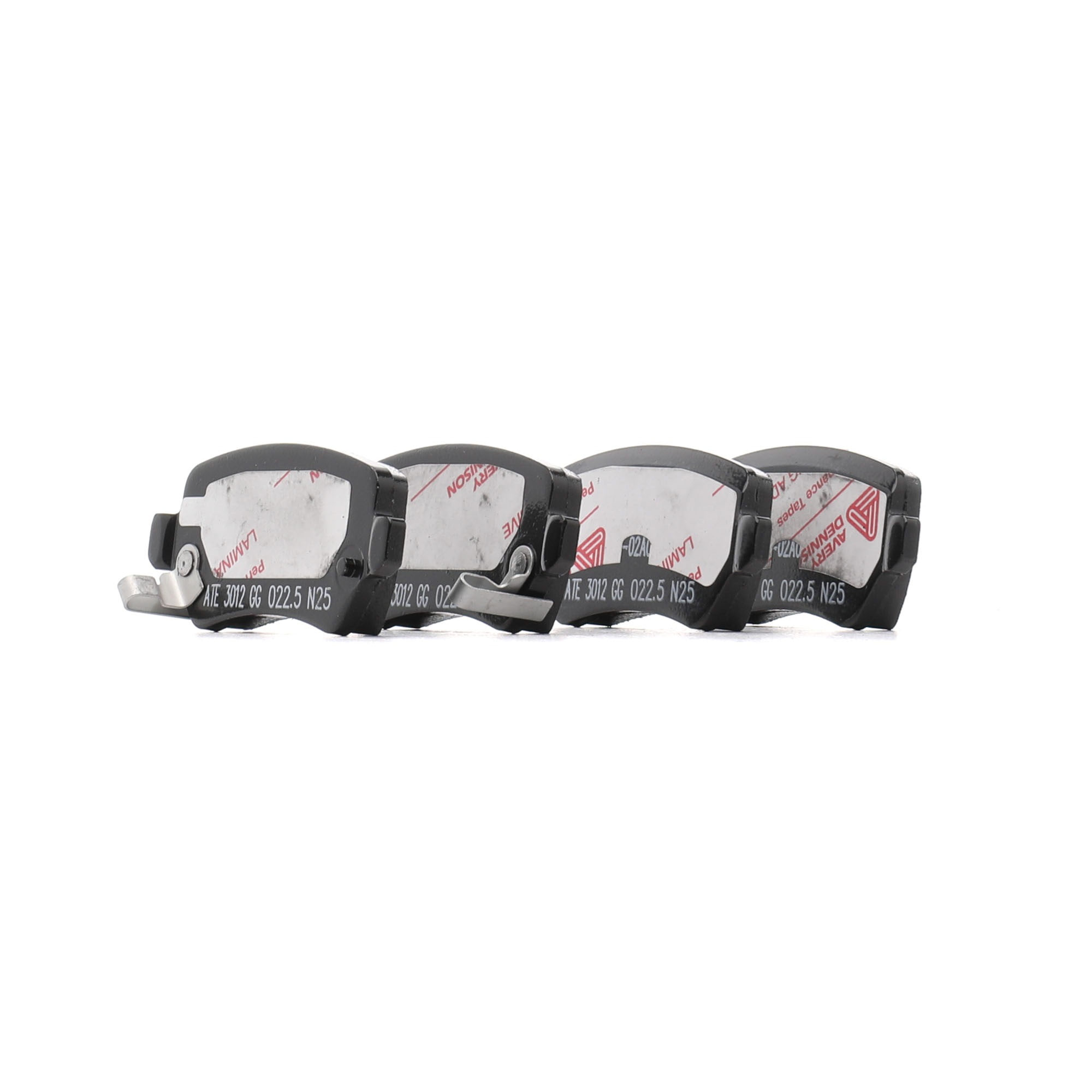 ATE 13.0460-2868.2 Brake pad set with acoustic wear warning, with brake caliper screws, with accessories-image-955491