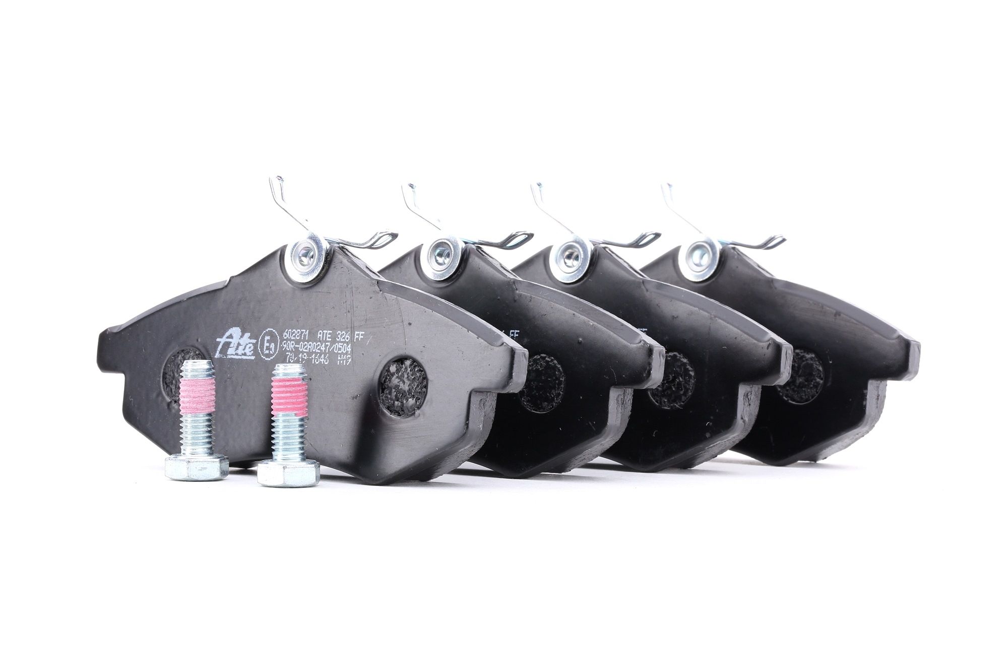 ATE 13.0460-2871.2 Brake pad set excl. wear warning contact, with brake caliper screws-image-955494