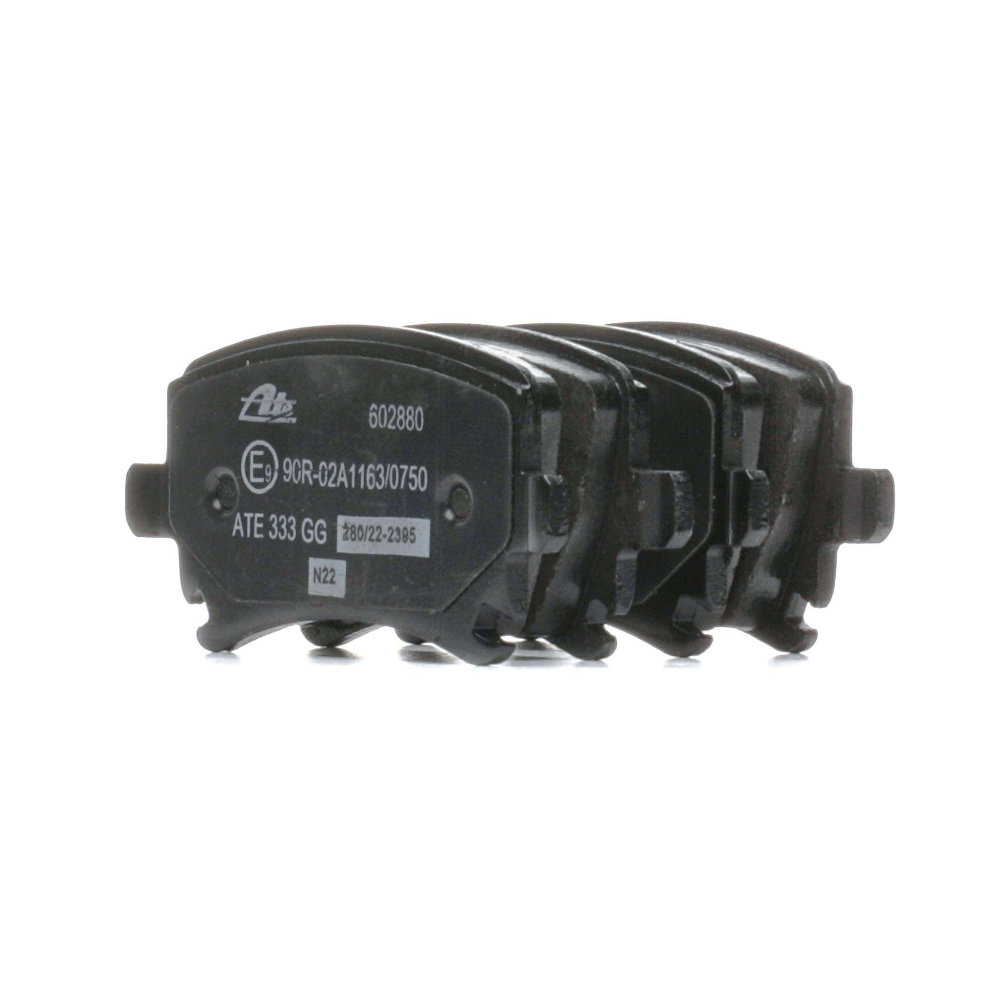 ATE 13.0460-2880.2 Brake pad set excl. wear warning contact, with brake caliper screws, with accessories-image-955503