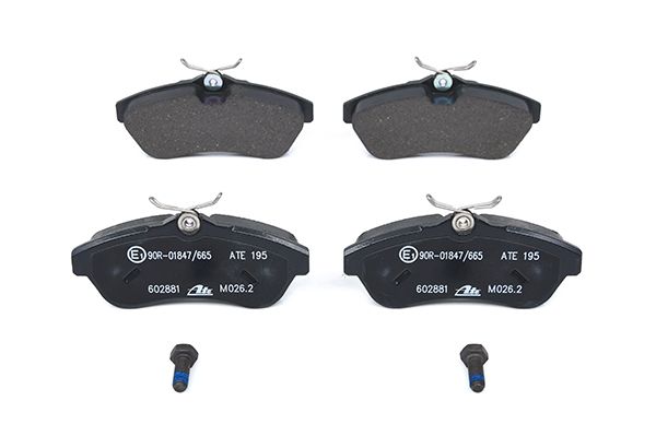 ATE 13.0460-2881.2 Brake pad set excl. wear warning contact, with brake caliper screws-image-955504
