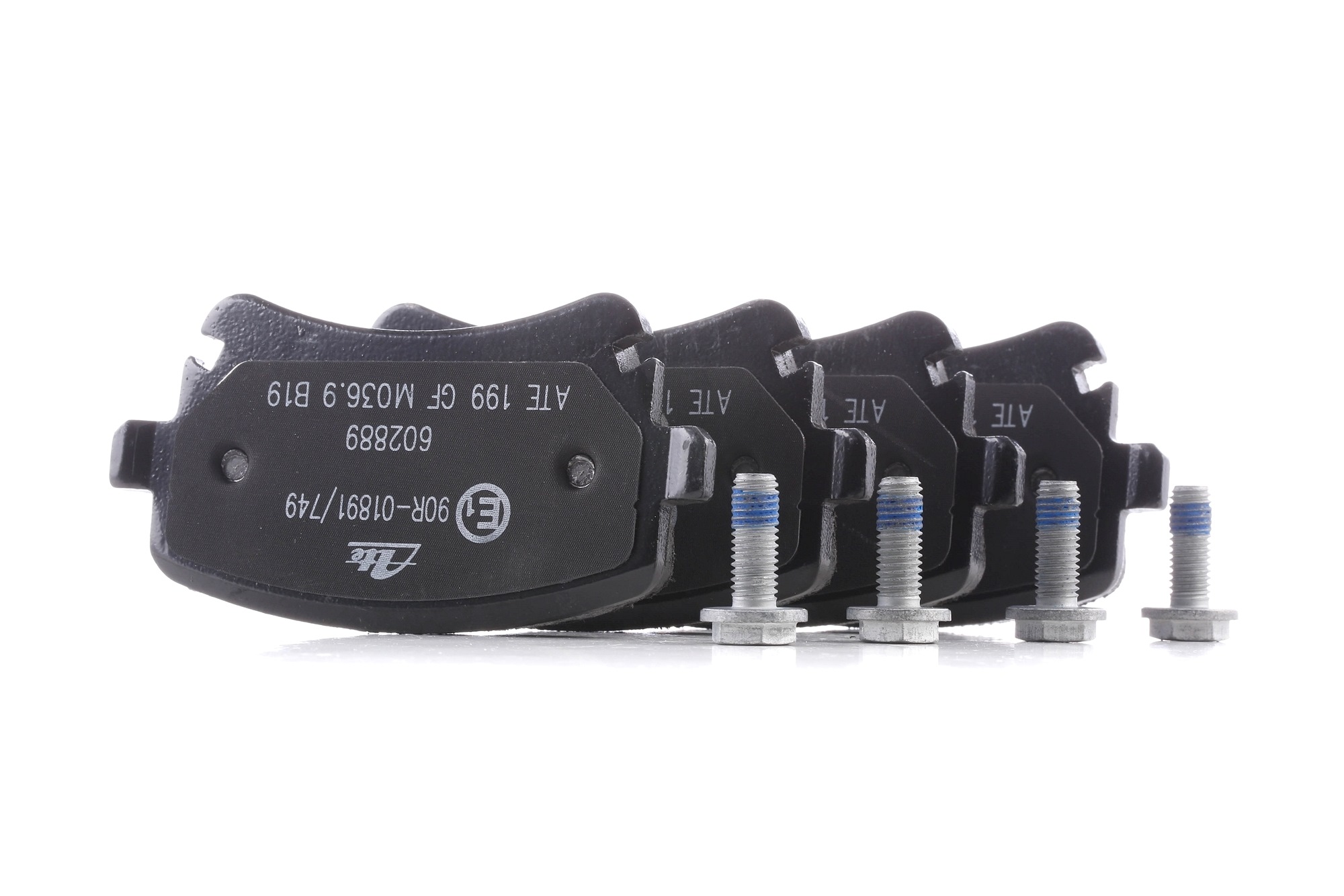 ATE 13.0460-2889.2 Brake pad set excl. wear warning contact, with brake caliper screws-image-955512