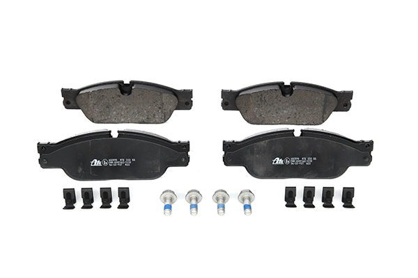 ATE 13.0460-2898.2 Brake pad set excl. wear warning contact, with brake caliper screws, with accessories-image-955521
