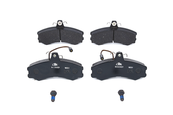 ATE 13.0460-2901.2 Brake pad set incl. wear warning contact, with brake caliper screws-image-955523