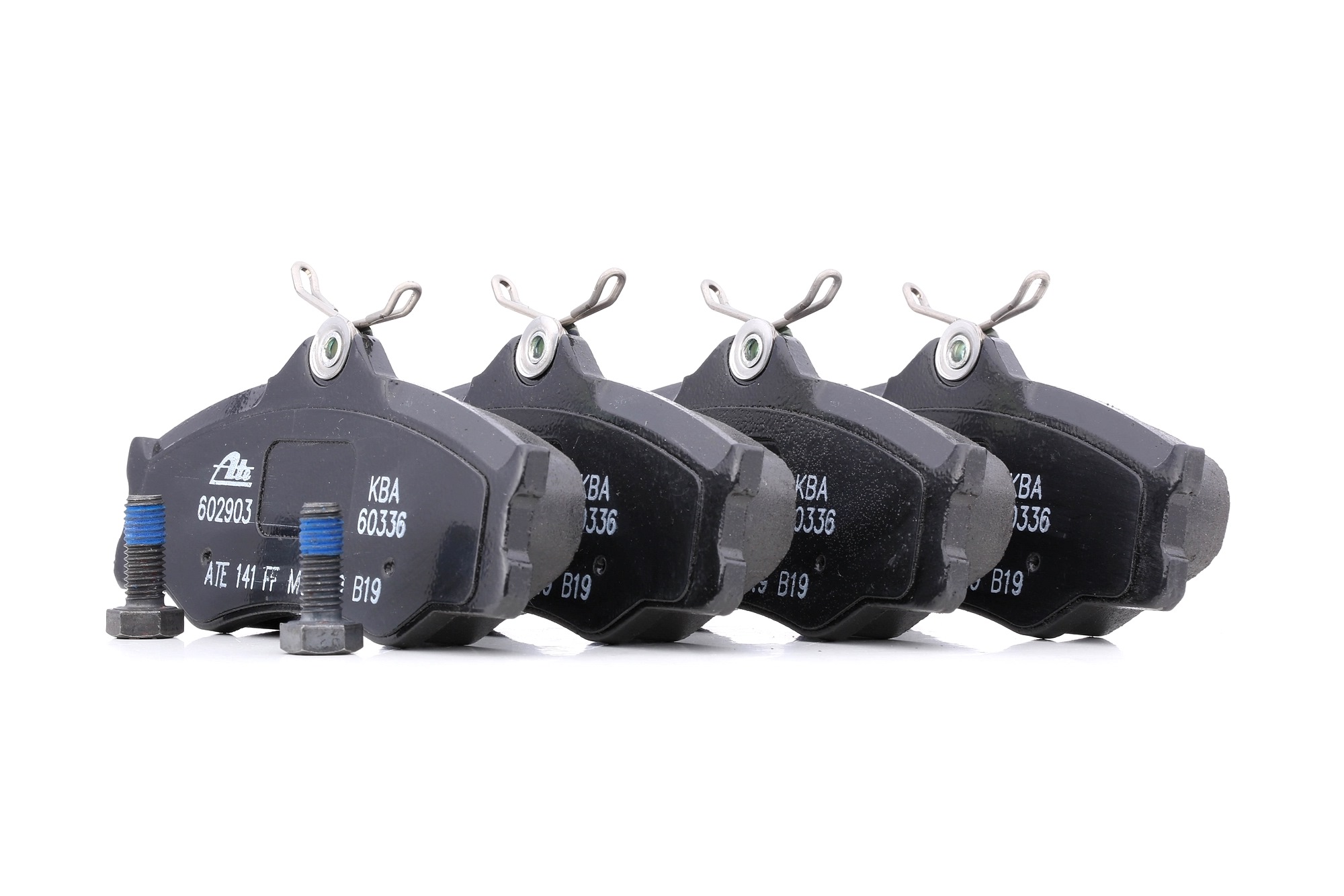 ATE 13.0460-2903.2 Brake pad set excl. wear warning contact, with brake caliper screws-image-955525