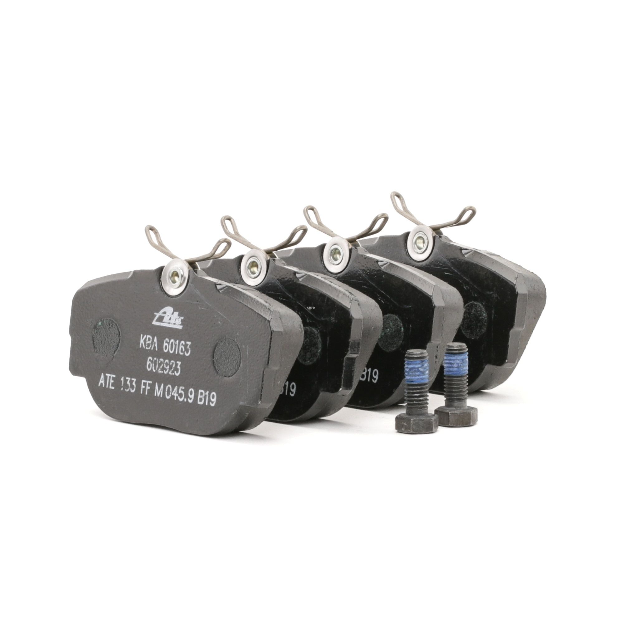ATE 13.0460-2923.2 Brake pad set excl. wear warning contact, with brake caliper screws-image-955529