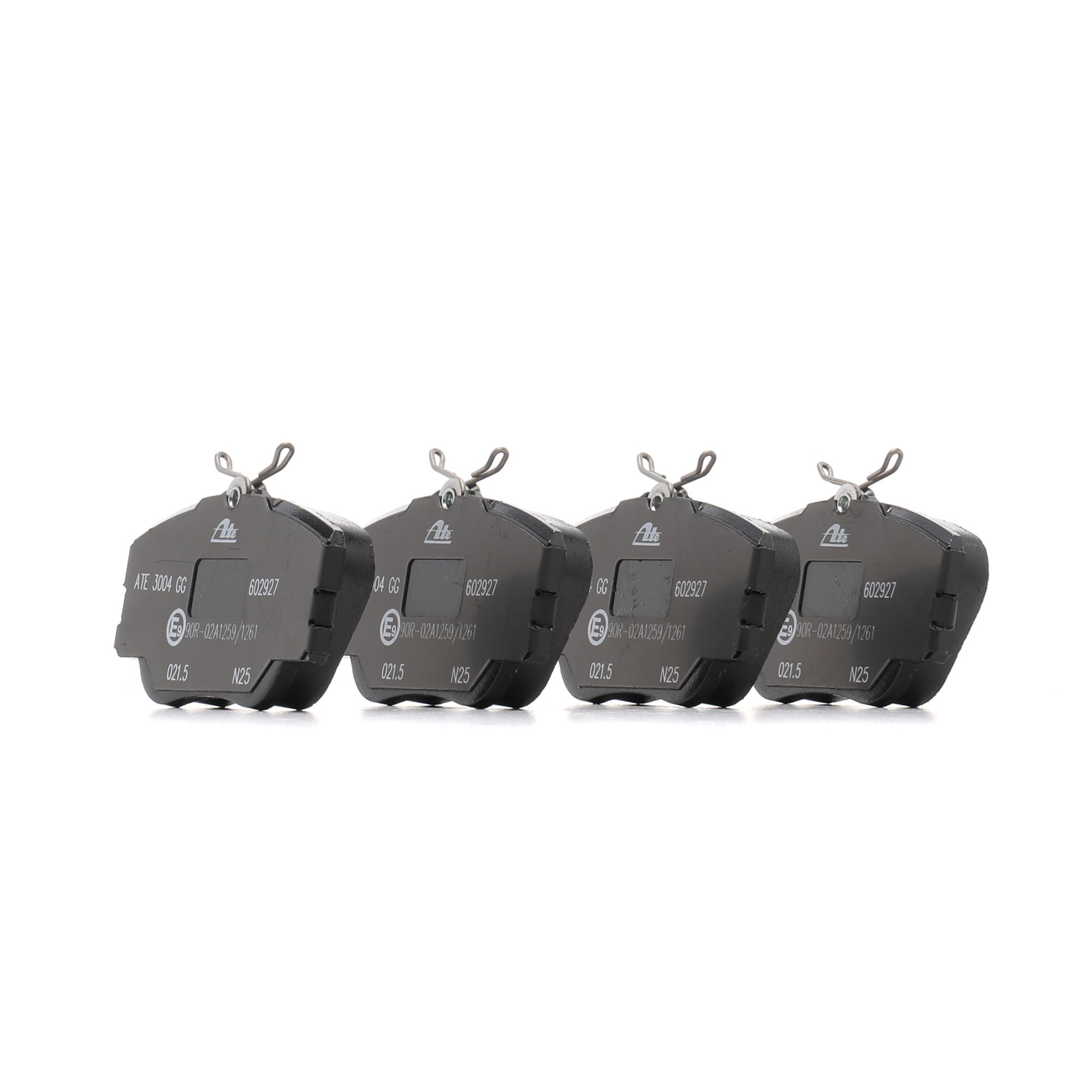 ATE 13.0460-2927.2 Brake pad set excl. wear warning contact, with brake caliper screws-image-955532
