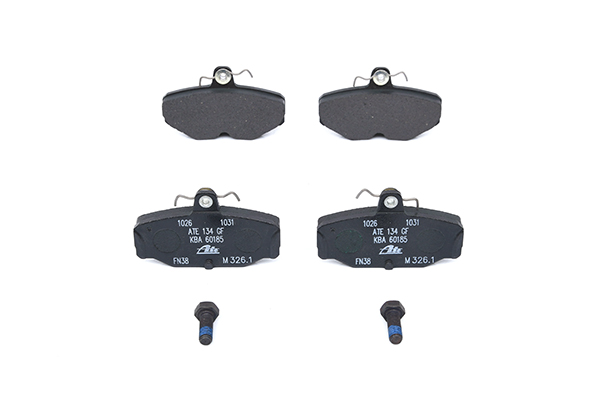 ATE 13.0460-2928.2 Brake pad set excl. wear warning contact, with brake caliper screws-image-955533