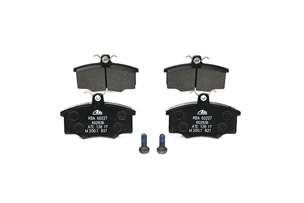 ATE 13.0460-2936.2 Brake pad set excl. wear warning contact, with brake caliper screws-image-955537