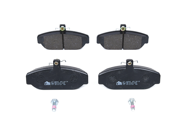 ATE 13.0460-2943.2 Brake pad set excl. wear warning contact, with brake caliper screws-image-955542