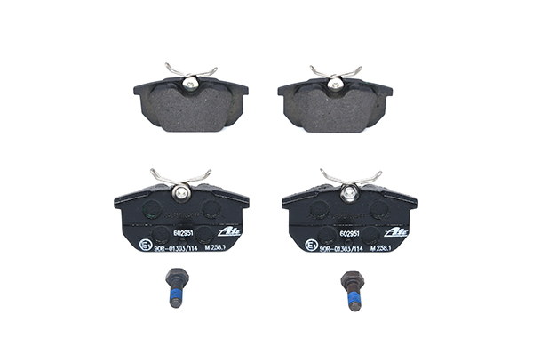 ATE 13.0460-2951.2 Brake pad set excl. wear warning contact, with brake caliper screws-image-955545