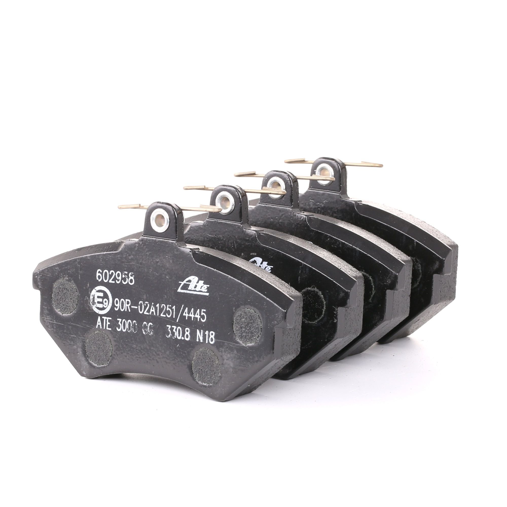 ATE 13.0460-2958.2 Brake pad set excl. wear warning contact, with brake caliper screws-image-955552