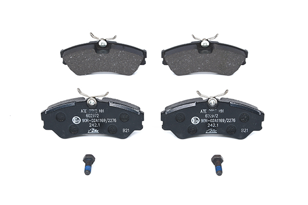 ATE 13.0460-2972.2 Brake pad set excl. wear warning contact, with brake caliper screws-image-955563